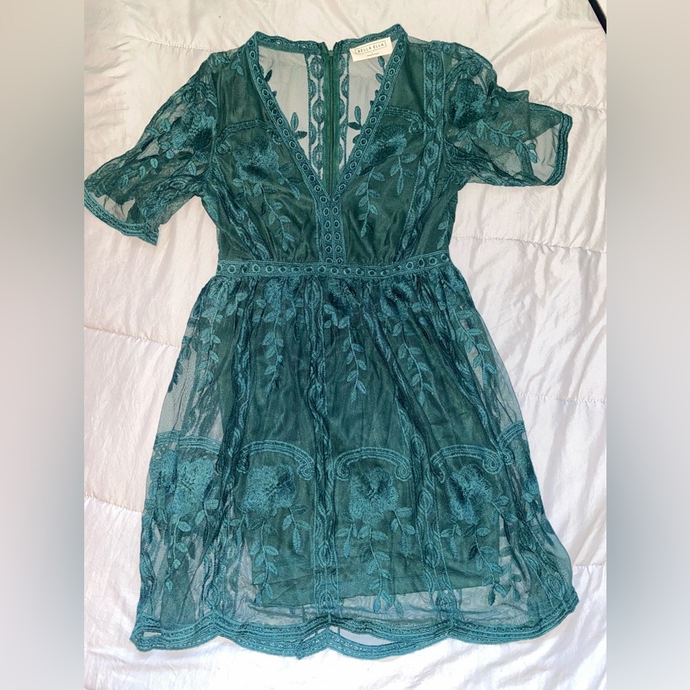 Lace mini dress